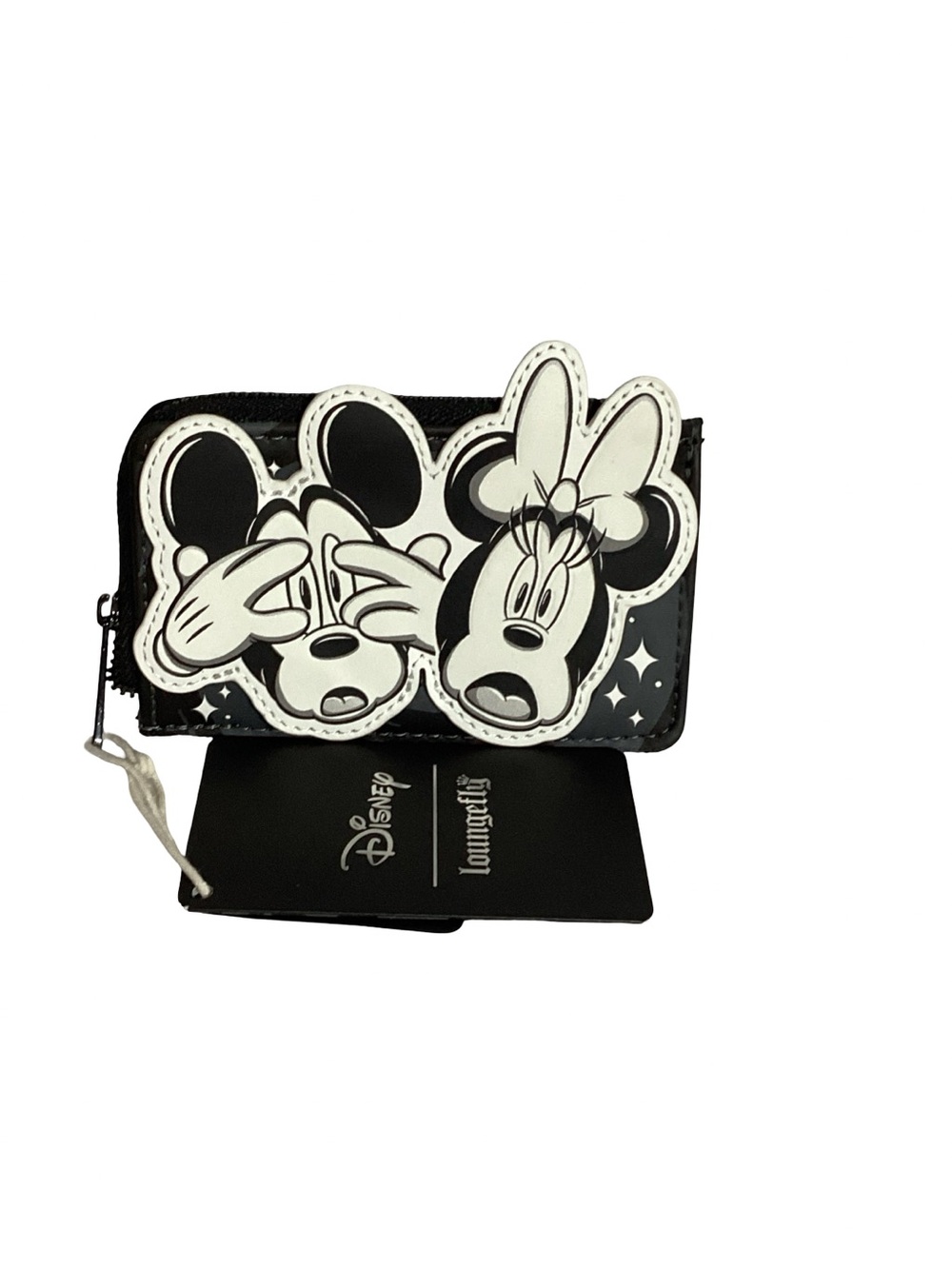 Loungefly Disney Mickey & Minnie Mouse Ghost Face Glow in Dark Card Holder Walle